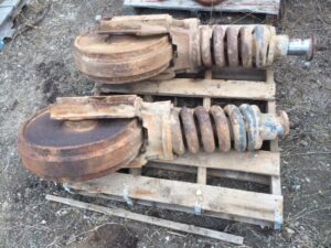 Deere 690ELC Track Adjuster Assemblies and Idlers.