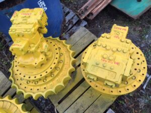 Komatsu PC400 Final Drives with Travel Motors.