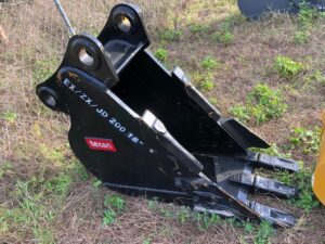 Unused 18" Deere 200 Excavator Bucket.