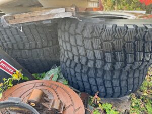 4 Michelin 20.5R25 Snow Grip Loader Tires