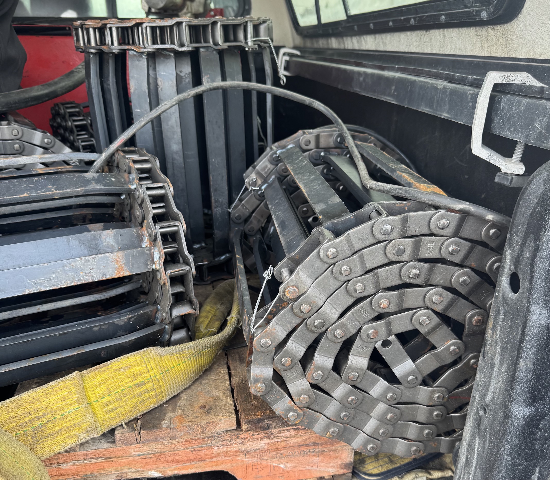 6 New Sets Conveyor Chain for Flyer Truck Sand/Salt Box