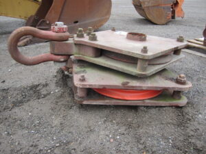 Two , 30 ton snatch blocks with shackles. - Price On Request