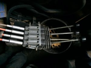 4 Spool Hydraulic Control Valve.