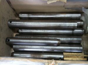 EXCAVATOR PINS...Large Inventory of New 80, 90 and 100 mm excavator pins.