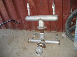 2 Fire Hydrant Water Hose Manifolds - Price On Request