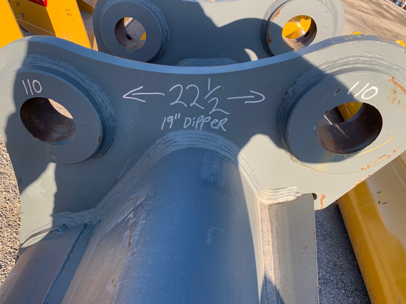 Unused 72"Deere 450 Excavator Bucket.